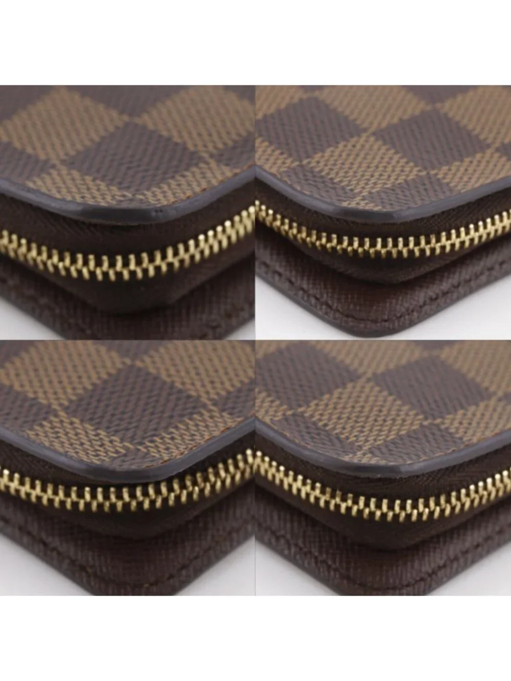 Louis Vuitton Porte-Monnaie Zip Around Damier Canvas Brown